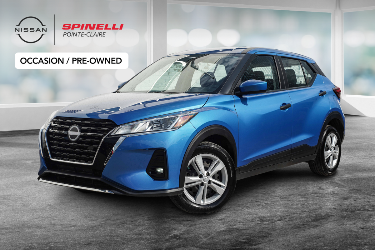 2024 Nissan Kicks S BLUETOOTH+CARPLAY+CAM.RECUL+REG.VITESSE