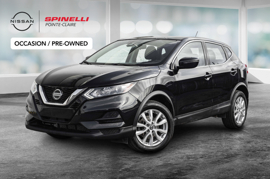 2021 Nissan Qashqai S AWD+SIEGES.CHAUFF+CARPLAY+BLUETOOTH+CAM.RECUL