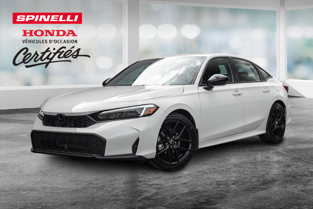 2026 Honda Civic Sedan SPORT; TOIT ANGLES MORT SIEGES+VOLANT CHAUFFANT