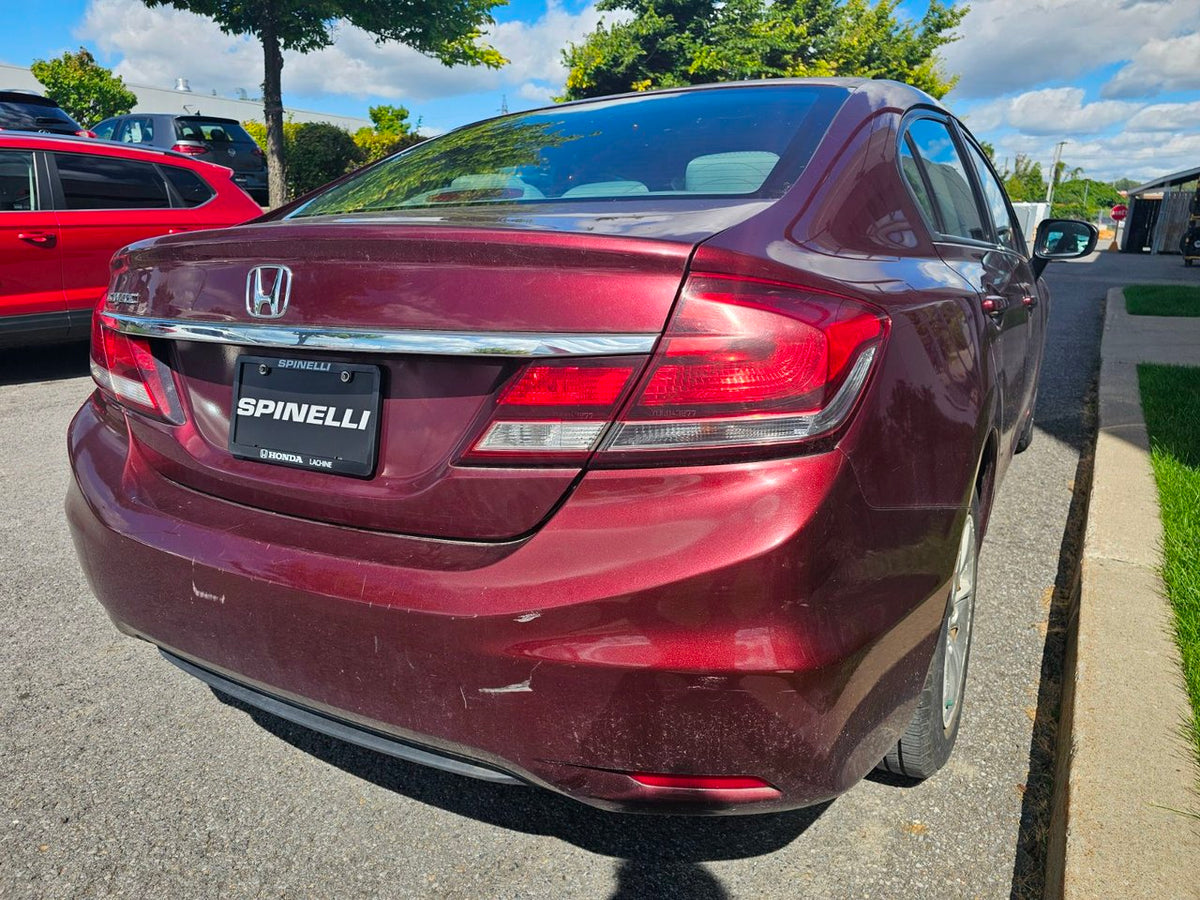 2014 Honda Civic Sedan LX MANUELLE; A/C GRP ELECTIQUE SIEGES CHAUFFANT
