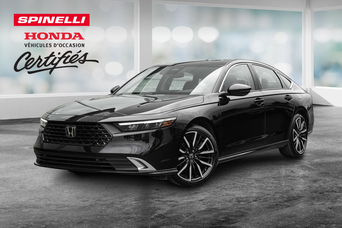 2023 Honda Accord Hybrid TOURING; CUIR TOIT NAV AUDIO MAGS *BAS/LOW KM*