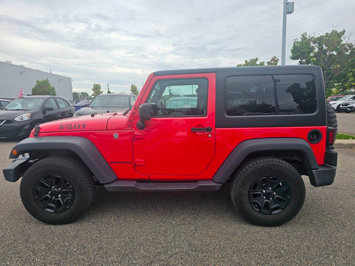 2017 Jeep Wrangler WILLYS 4WD; AUTOMATIQUE A/C TOIT DUR CRUISE AUDIO