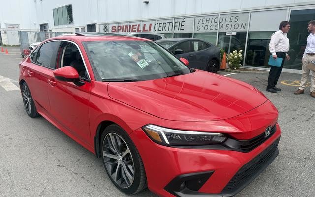 2022 Honda Civic Sedan TOURING;CUIR TOIT NAV SIÈGE+VOLANT CHAUFFANT AUDIO