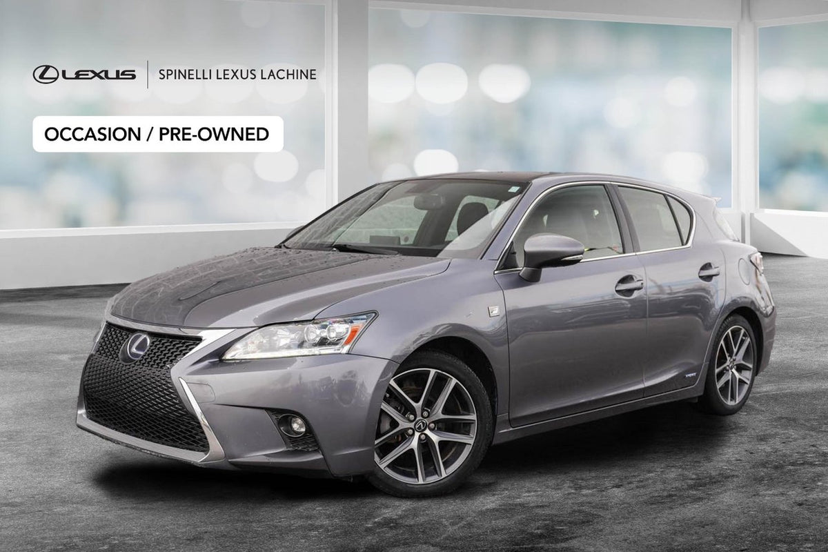 2016 Lexus CT 200h F SPORT 2 BAS KM HYBRIDE CUIR TOIT NAVI