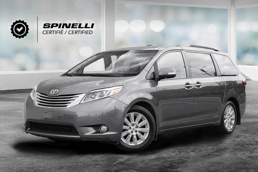 2015 Toyota Sienna Limited 7 PASS CUIR NAVI DVD TOIT SON JBL