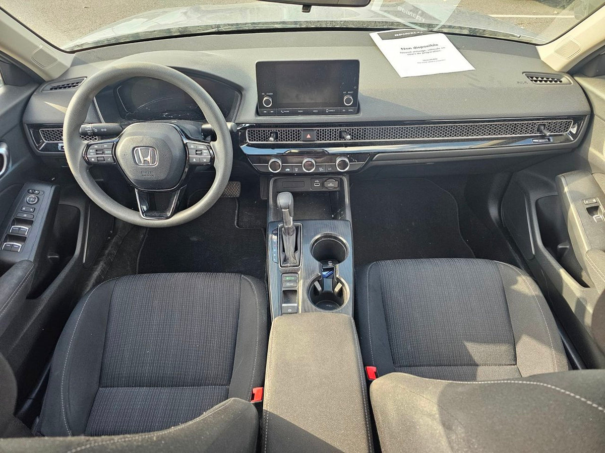 2023 Honda Civic Sedan LX; CAMERA ANGLES MORT SIÈGE CHAUFFANT*BAS/LOW KM*