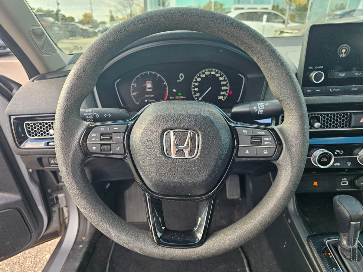 2023 Honda Civic Sedan LX; CAMERA ANGLES MORT SIÈGE CHAUFFANT*BAS/LOW KM*